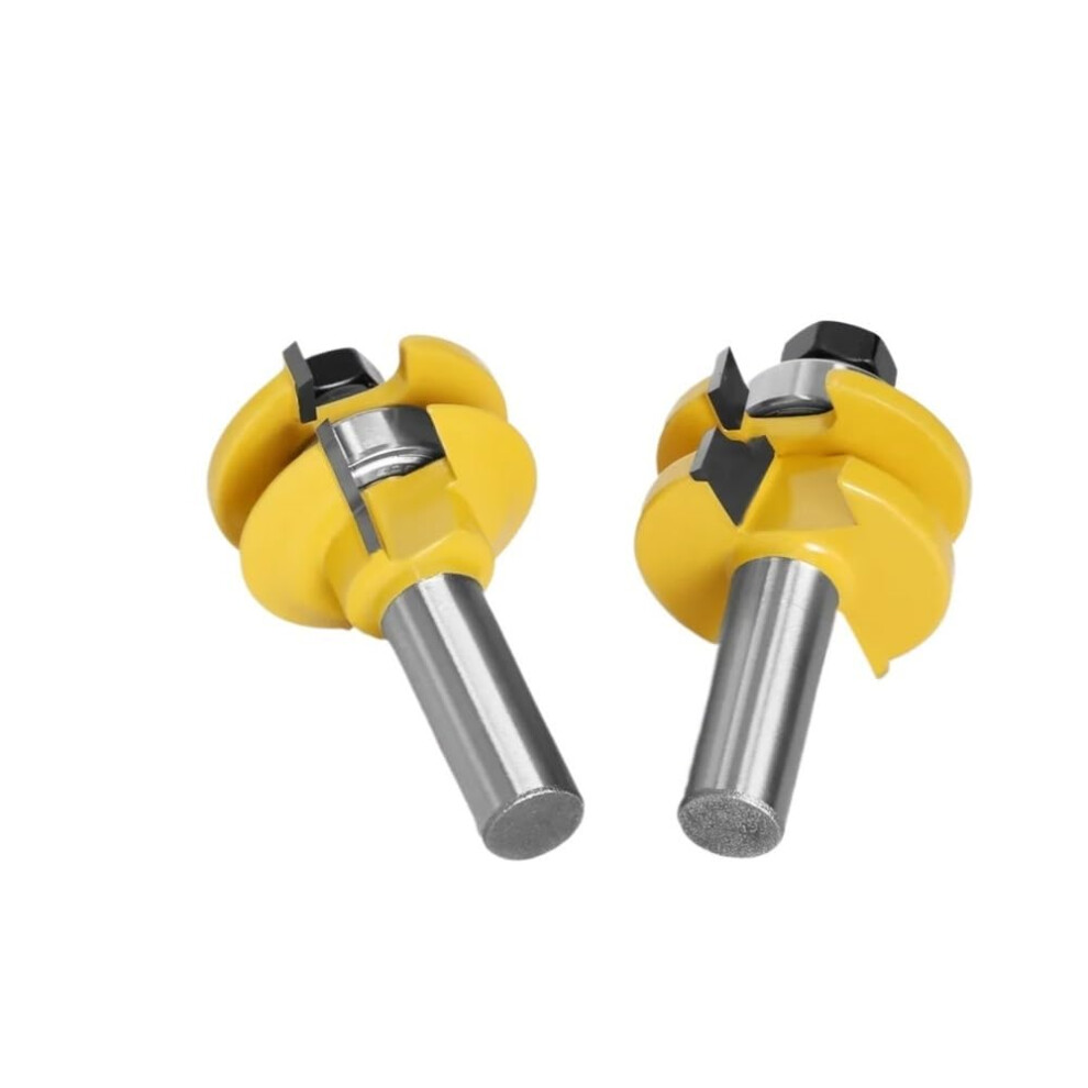 12.7Mm 12Mm Shank Router Bit Wood Carving Rail Stile Router Bits Matching 2 Bit Ogee Tenon Cutter For Door Window (02) 9426802344004