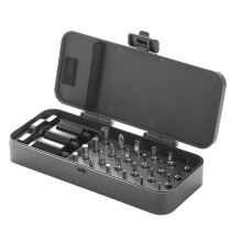 24 in 1 Ratchet Screwdriver Set with Magnetic Precision Tips and Ergonomic Aluminum Handle for Electronics and Furniture