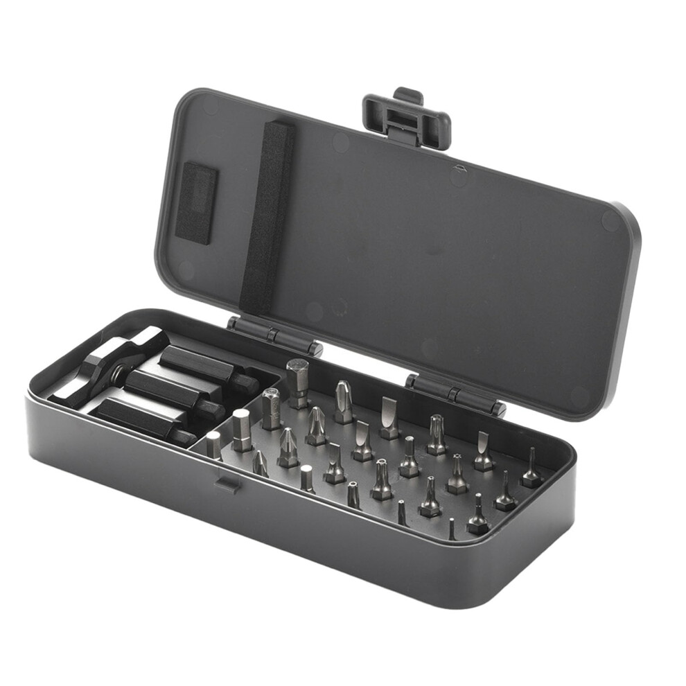 24 In 1 Ratchet Screwdriver Set With Magnetic Precision Tips And Ergonomic Aluminum Handle For Electronics And Furniture 9365049981187