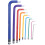 Colorful CRV Extended HEX Key Tool for Mechanical Device Assemblies 4