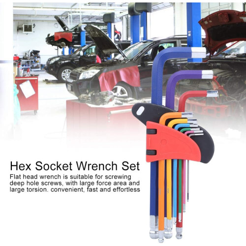 Colorful CRV Extended HEX Key Tool for Mechanical Device Assemblies 1