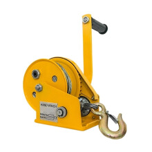 1200lbs 1800lbs 2600lbs Performance Hand Winch, with 65ft (20m) Wire Rope, HeavyDuty Hook, Trailer Winch, Boat Winch (1200Lbs)