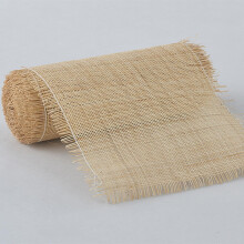 Rattan Woven Fabric Roll, Handmade Viennese Weave Natural, Rattan Roll for Caning Projects, Craft Projects, Home Decoration, 35x100cm