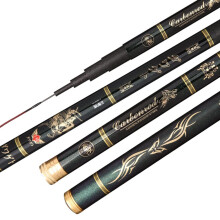Carbon fishing rod, super hard, ultralight, carp rods, 4.5 m, rivers, lakes