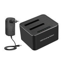 USB3.0 Dockingstation voor harde schijven met twee sleuven