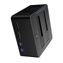 USB3.0 Dockingstation voor dubbele bay harde schijf met offline