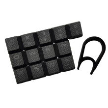 13 Key Keycaps Set met antisliptextuur en-Grijs
