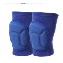Knee Pads Volleyball Sponge Compression Anti Slip For Collision Prevention Blue Size S