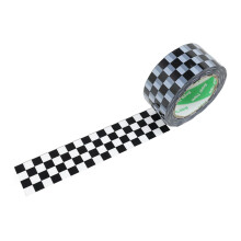 Packing Tape Shipping Tape Heavy Duty 2 Inch Thick for Warehouse Carton Sealing Black White Plaid Design