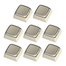 8pcs XDA Height Backlit Keycaps for Mechanical-Beige color