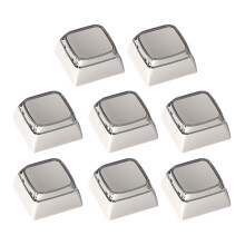 8-delige XDA hoogte-keycap-set voor mechanische-Wit