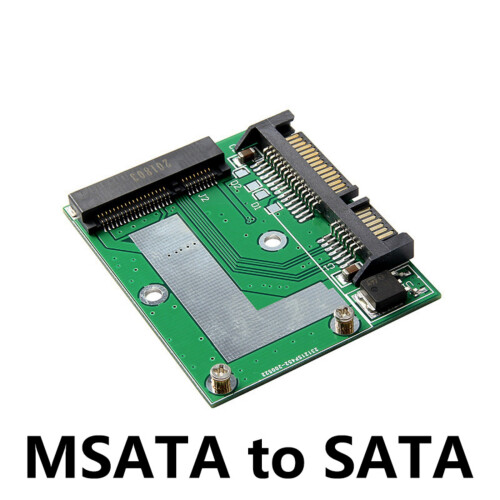 Effortless Mini mSATA SSDs to 2.5InchSATA Adapter 480mbps-2pc 2