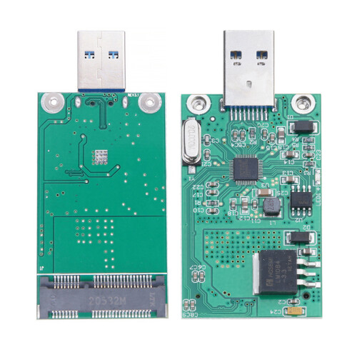 Draagbare mSATA-adapterkaart mSATA naar USB3.0-adapter voor 1