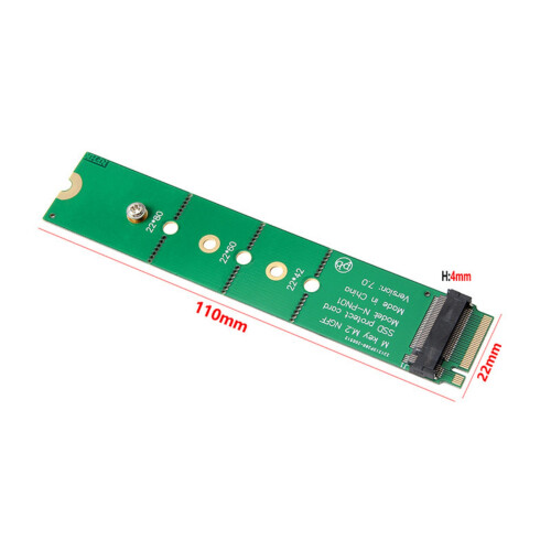 Durability NVME M-Key/B+M key SSDs Adapter Board For-M Key 2