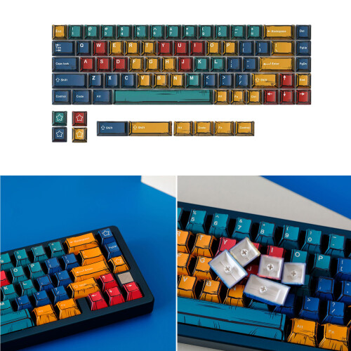 78Keys Full Set Customizeds PBT Palette Mixed-Color Palette 1