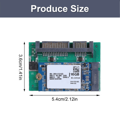 Half-slanke III 16G SSD's Solid State Drive Interne harde schijf 2