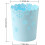 Garbage Container For Office, Easy To Empty Solid Color Trash Can With Strong Loading Capacity For Living Room Bathroom (Blue) 3