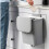 Multipurpose Usage Non-Smelling Compost Bin, Easy Install Wall Mounted Counter Waste Bin for Kitchen Hanging Trash Can in Multiple Locations (9L) 4