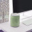 Efficient Desk Trash Can With Push Button, Odor Control And Durable Construction For Computer Desks, Dressing Tables, Dining Tables (Green) 3