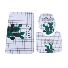 Absorbent Diatomite Floor Mat Set, Non-Slip Bath Mat Ensuring A Safe And Hygienic Bathroom Environment, Decorative Rug With Elastic Bands And Quick