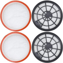 Filtro reutilizable para aspiradoras domésticas, sistema de filtro de aire lavable premotor y postmotor, filtro HEPA que captura polvo y suciedad y