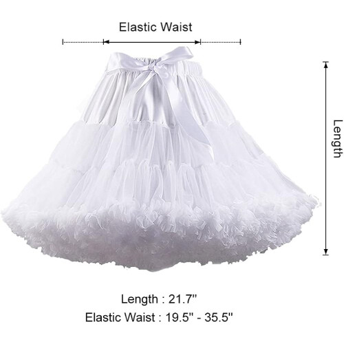 Φούστα από τούλι με φουσκωτό σιφόν, φούστα Princess Ballet Dance, επένδυση φιλική προς το 1