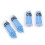 Salon-Quality Disposable Applicator, Precision Microfiber Tips for Eyelash Extensions and Personal Care (Blue, 400pcs) 2