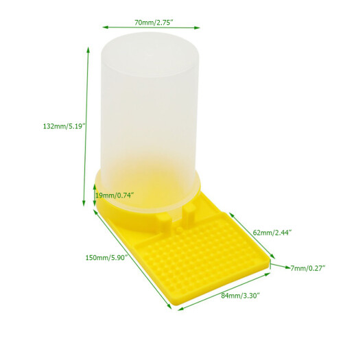 Transparent Bee Feeder, Eco-Friendly Plastic Automatic Drip Feeder For Spring And Summer Beekeeping, Lightweight And Non-Toxic Surfaces, 2 Pack 2