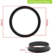 Mousse-Tarte-Ring zum Backen, realistische dekorative Tarteform mit Antihaft-Backeigenschaften, geeignet für alle Ihre kreativen Backbedürfnisse (8