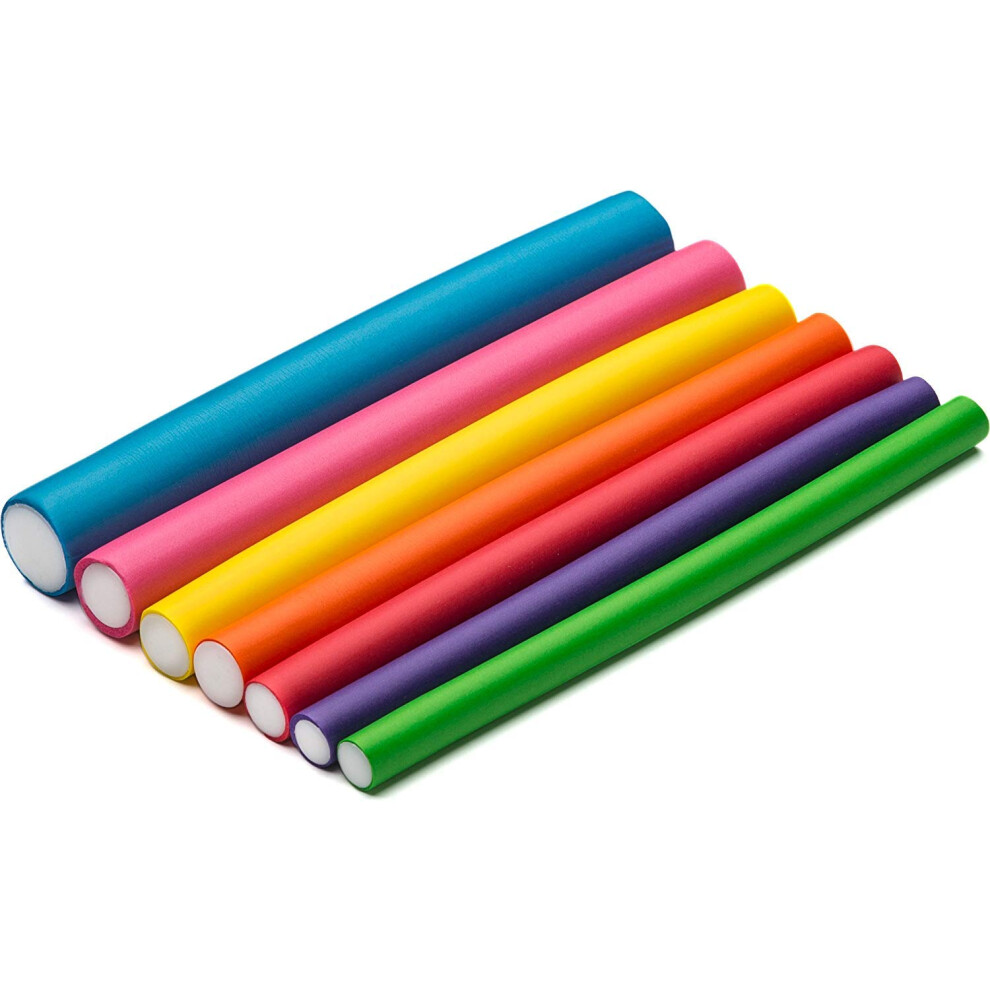 Innovative Hair Styling Aid, Create Bouncy Curls with Flexible Curling Rods, Soft Foam for a Comfortable Night's Sleep