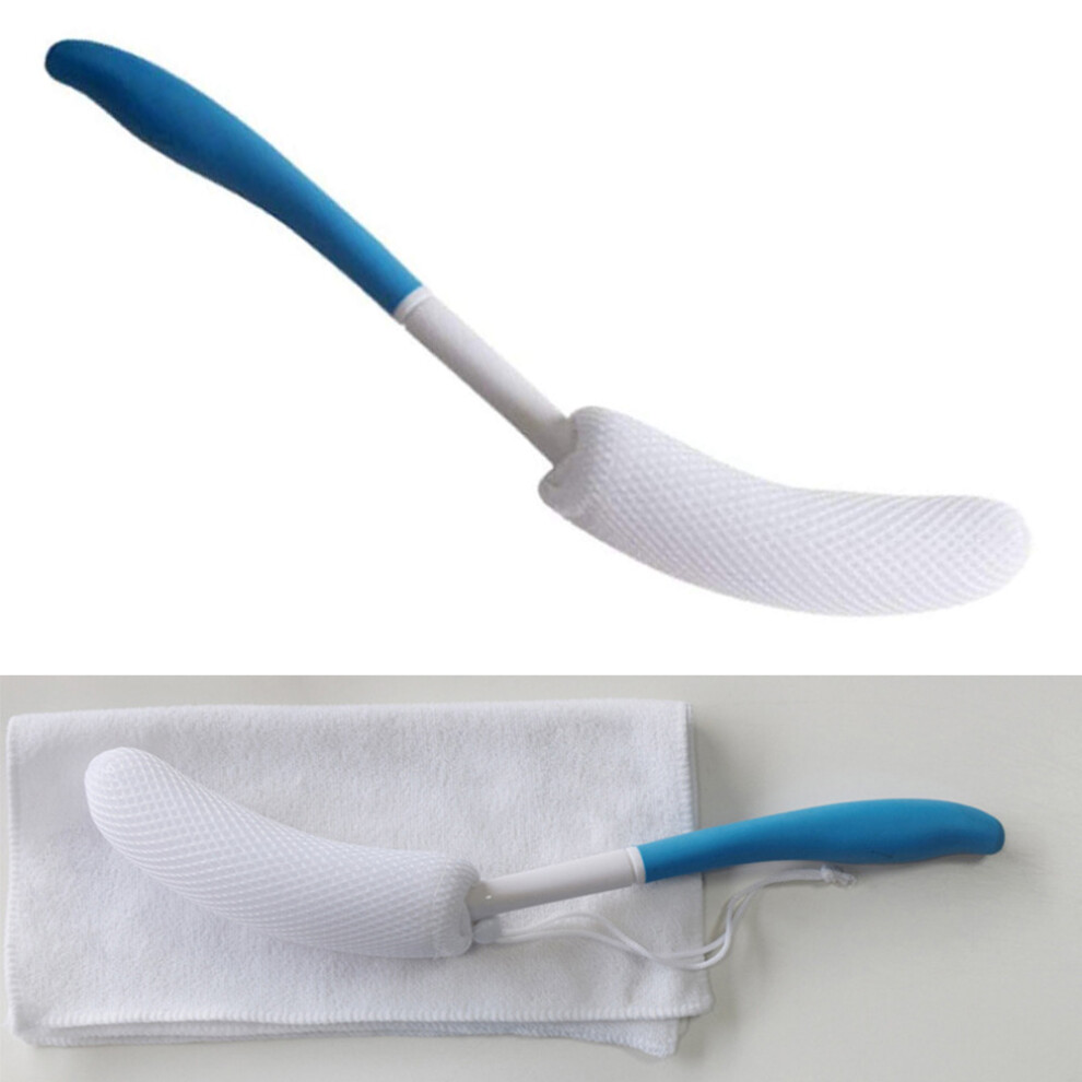 Luxurious Body Exfoliator, Anti-Slip Long-Handle Design For Safe Use, Quality Body Brush With Robust Construction, Pain And Strain Prevention In