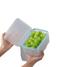 Construction saine, inodore et durable, boîtes de conservation pour fruits et légumes au réfrigérateur, organisateur de réfrigérateur avec