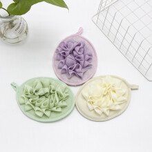 Luvas de Banho Esfoliantes para o Corpo, Limpeza Suave, Pele Macia, Design de Dupla Face para Chuveiro e Spa, Fácil de Ensaboar, Costas Elásticas