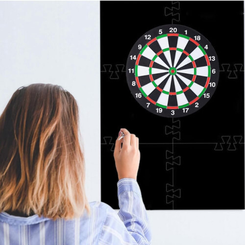 Dartboard wall protector, board ring for standardsized dartboards 1