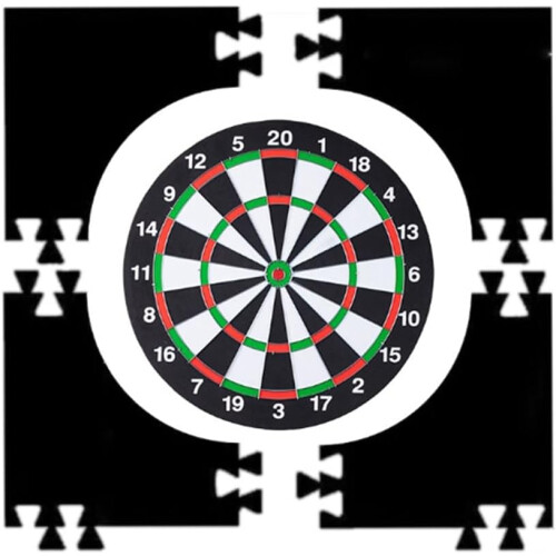 Dartboard wall protector, board ring for standardsized dartboards 2