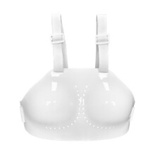 Lightweight and wearresistant fencing equipment for women for competition. Adjustable straps, secure protective gear, White, M M White.