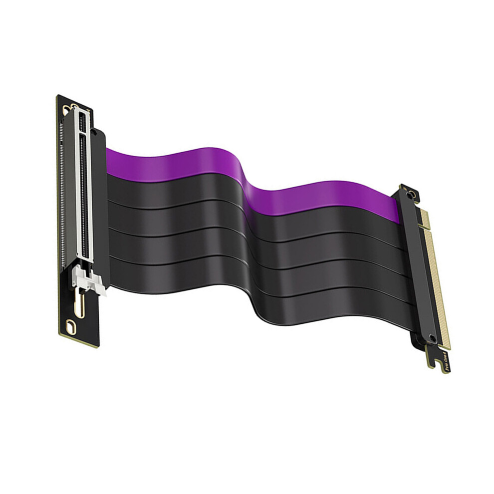 Durability 200Mm Pcie4.0 X16 Risers Cable For Optimals- Black 7732000460432