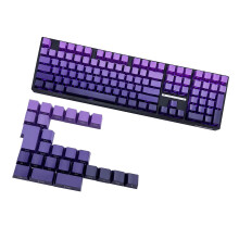 134 toetsen zijprint keycaps doorschijnende keycaps voor 60 80