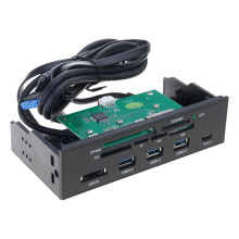 Eingebauter USB3.0-Kartenleser auf der Vorderseite mit hoher