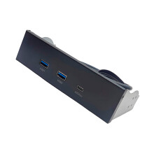 Panneau USB de baie de lecteur de 5,25 pouces avec double port