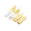 Connecteurs de fiches de soudage plaqués or USB, Type A + B, 1