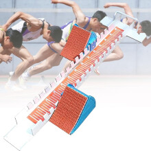 Starting Blocks, Adjustable Angle Track and Field Starting Blocks with Portable Handles, Ideal for Sprinting Events