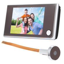 Digital Peephole Viewer For 24 Hours Monitoring, Energy Saving With Low Power Consumption Alarm, Fits Doors 35-100Mm Thick