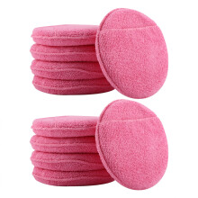 Microfiber Wax Applicator Pads for Car Cleaning, Reusable and Machine Washable Wax Pads, Polishing and Detailing Foam Pads, 5 Inch Finger Pocket Wax A