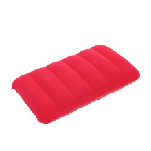 Ergonomic Pvc Flocking Inflatable Pillow 2 Pack 65x45cm Waist Cushion for Office for Camping Travel