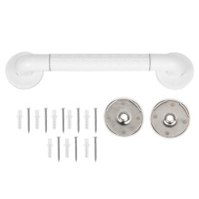 Luminous Shower Rail Support, Concealed Screw Mount Grab Bar For A Clean Appearance, Stainless Steel Core With Non-Slip Surface For Enhanced Safety, C
