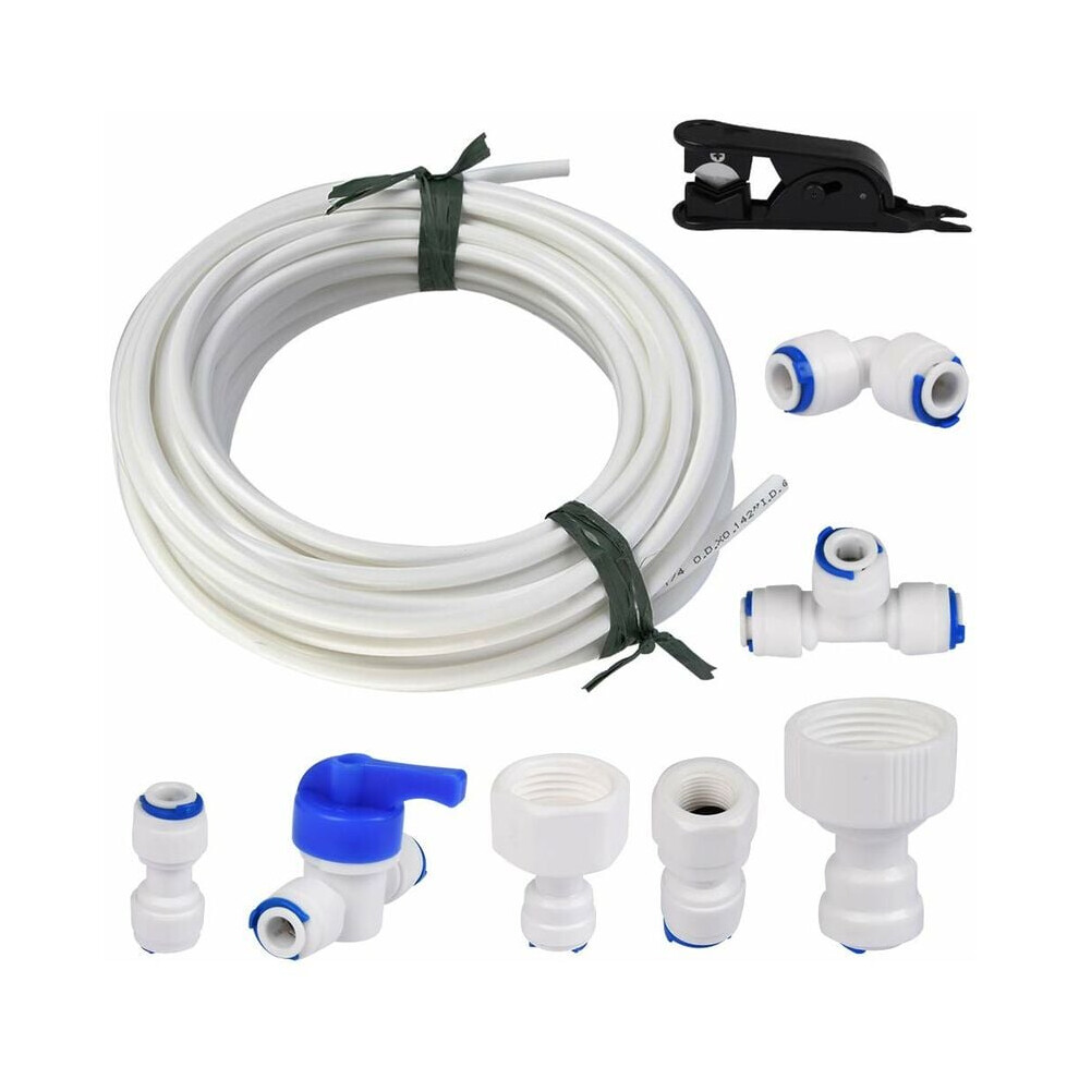 Effortless Refrigerator Water Line Connection, Quick Connect Fittings For Ice Maker Installation, Easy Installation, Comprehensive Kit For Reverse Osm 9148971558272