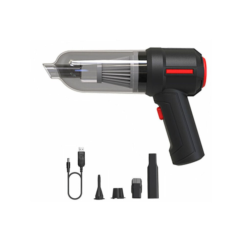 Cordless Rechargeable Mini Car Vacuum, 9000Pa Suction Cordless Rechargeable Mini Car Vacuum, Wireless Handheld Car Vacuum Cleaner With Led For Light 9468298504241