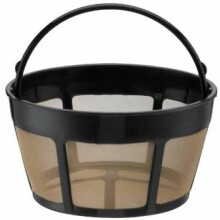 Wiederverwendbarer Kaffeefilter, leicht unter fließendem Wasser zu reinigen, verbessert den Kaffeegeschmack dank chirurgischem Edelstahl und