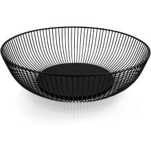 Fruktkurv med elegant og moderne design, nettingbolle i grønnsaksstil med stor kapasitet og rustbeskyttende belegg for hjemmedekor, kjøkkenbenk,